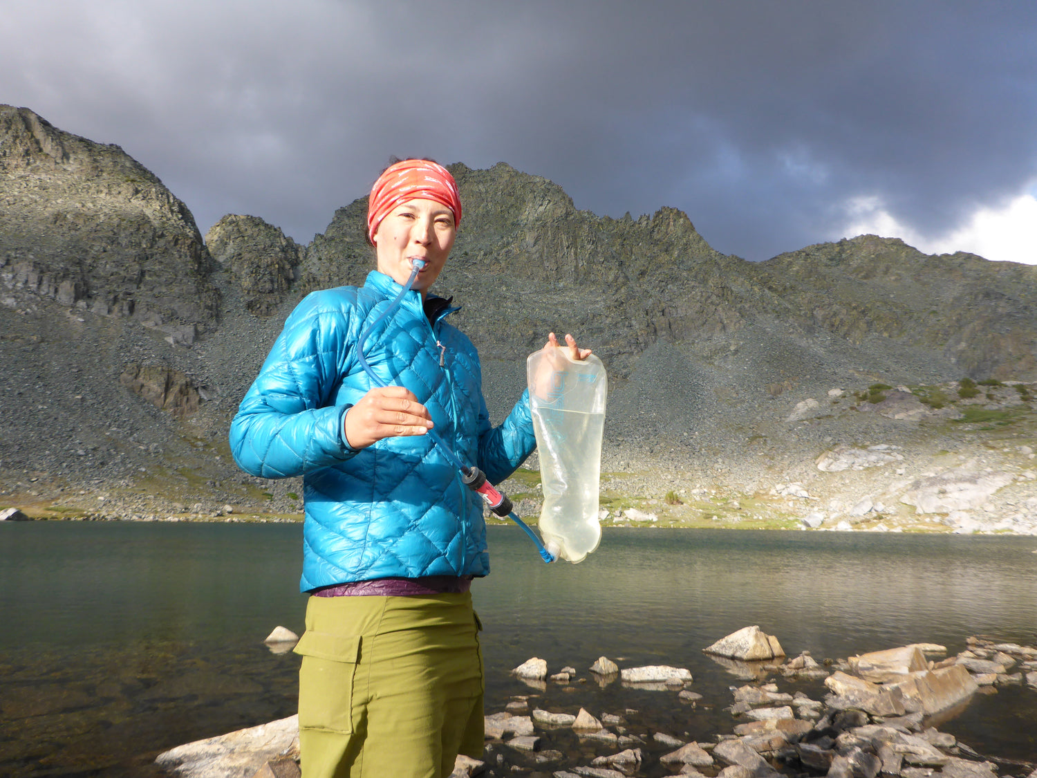 Pro-tip, A new way to carry a Hydration Reservoir, by Whitney "Allgood" La Ruffa