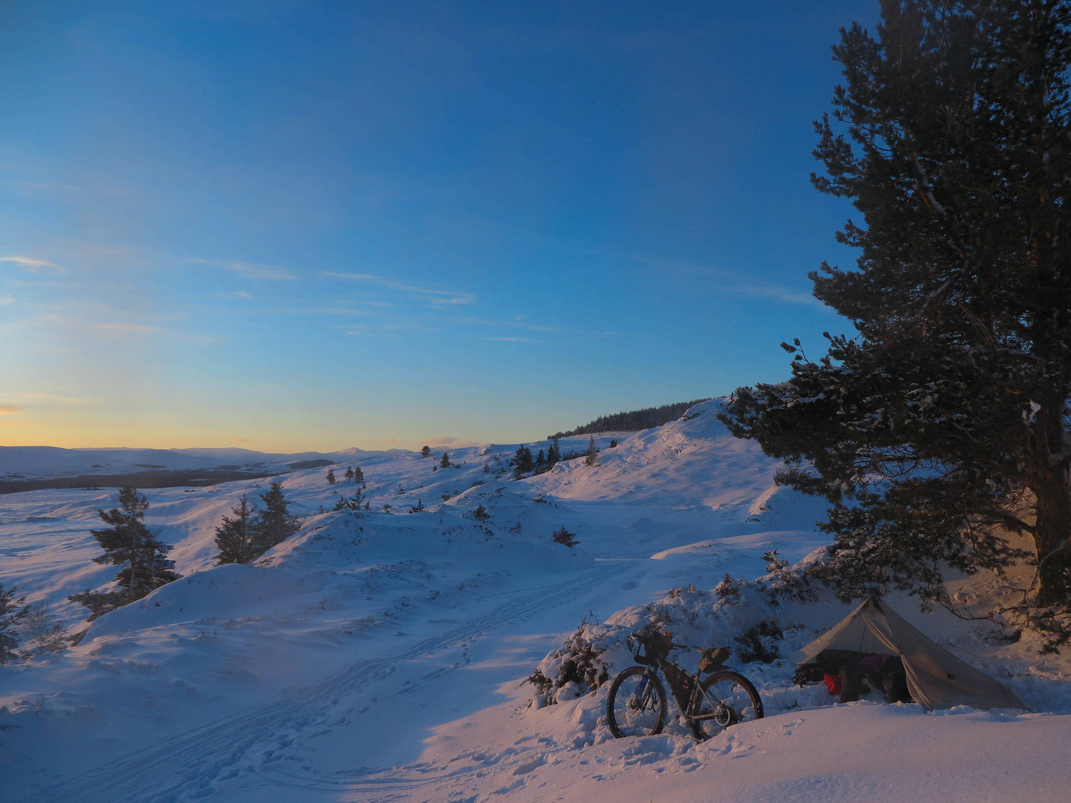 Bikepacking in Winter