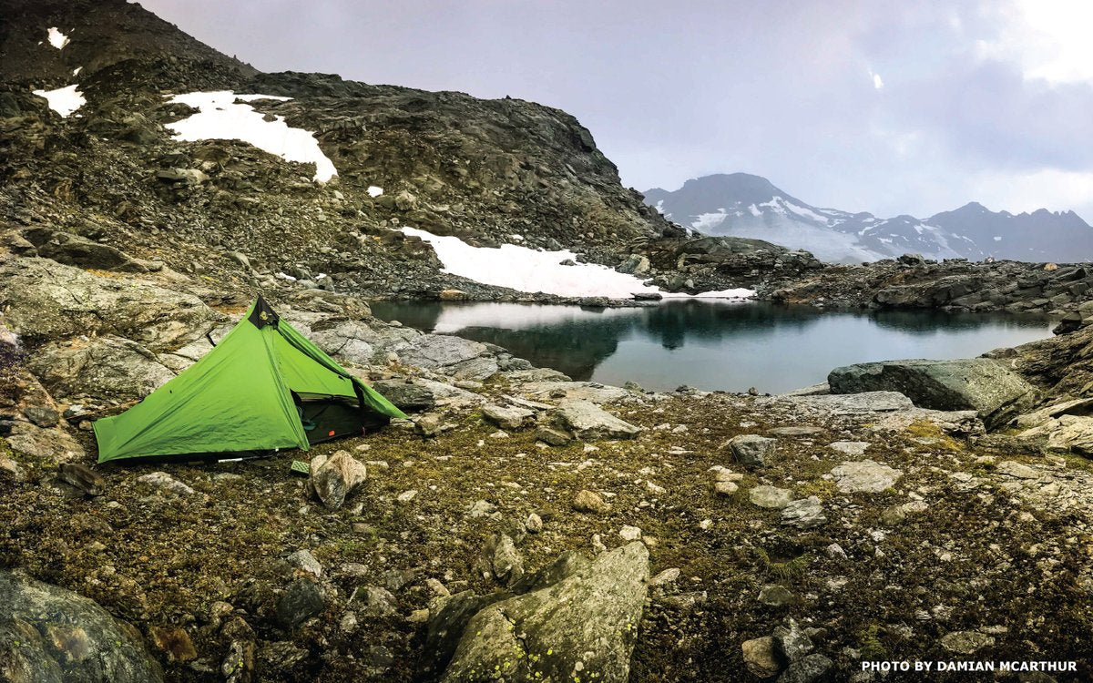 Lunar Solo Shelter by Lake