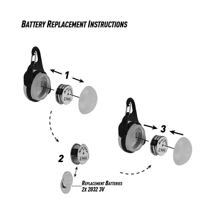 Nite Ize Moonlit Micro Lantern battery replacement instructions