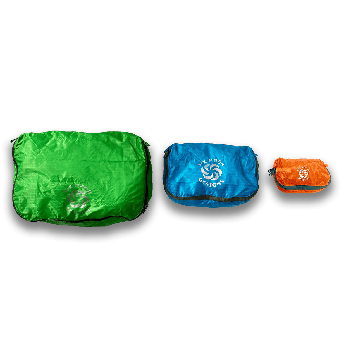 旅行かばん・小分けバッグ sixmoon designs mult-sizei packing pod PackingPods_Variety_GreenBlueO