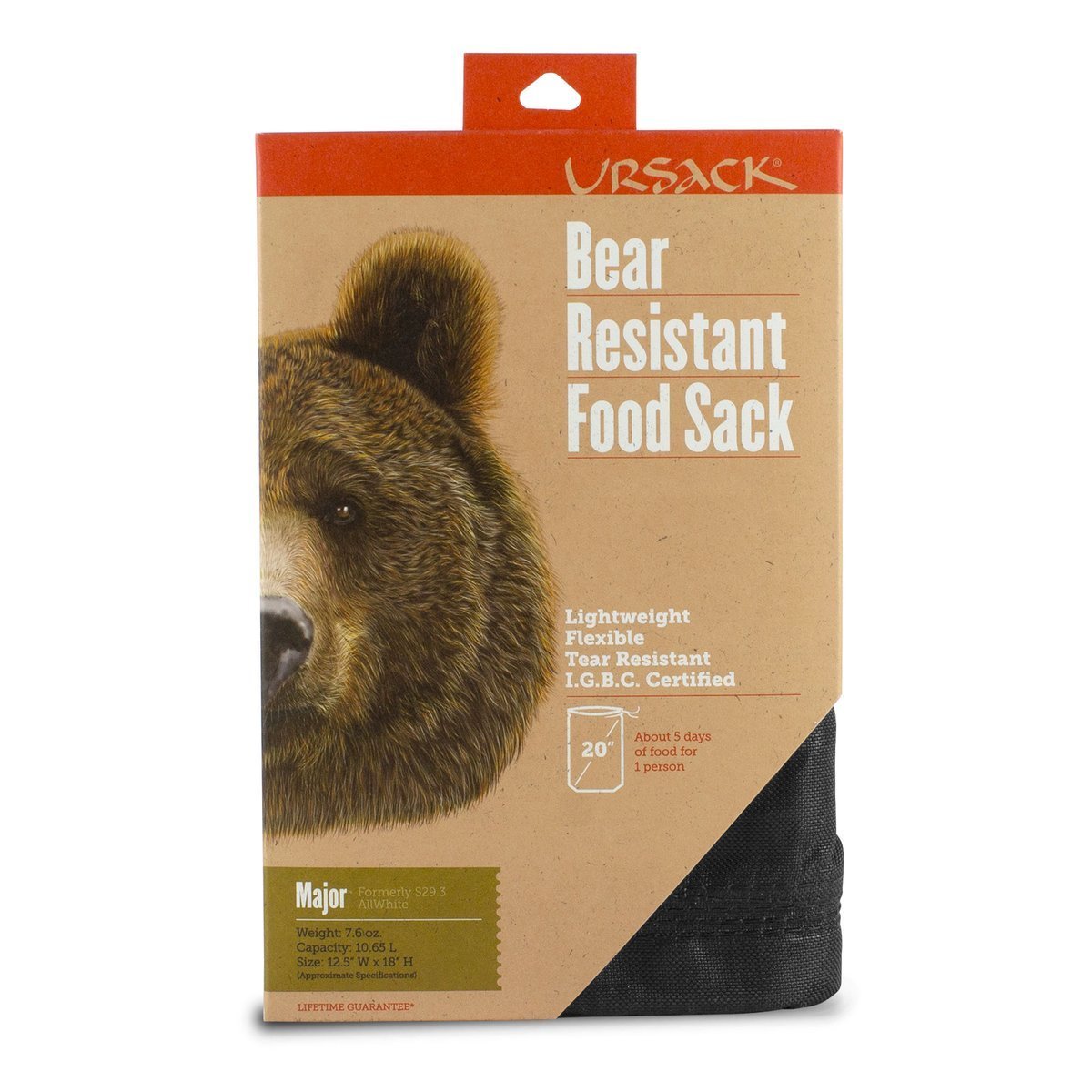ursack major - bear resistant food sack/bag