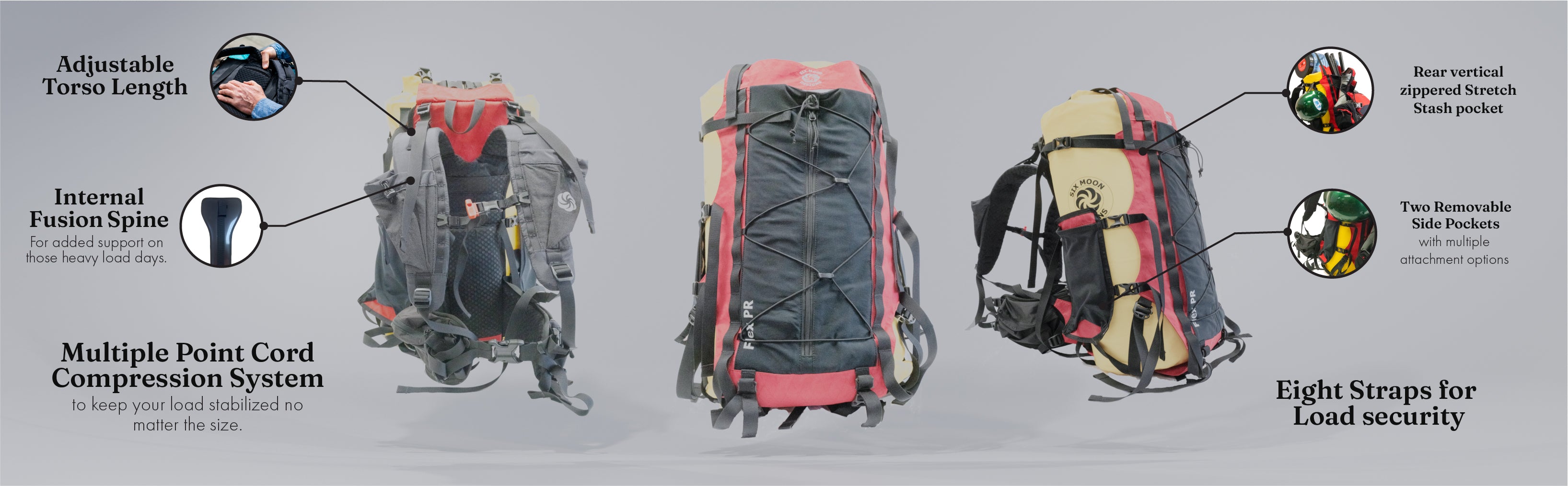 Flex PR Plus Pack Rafting Backpack - Six Moon Designs