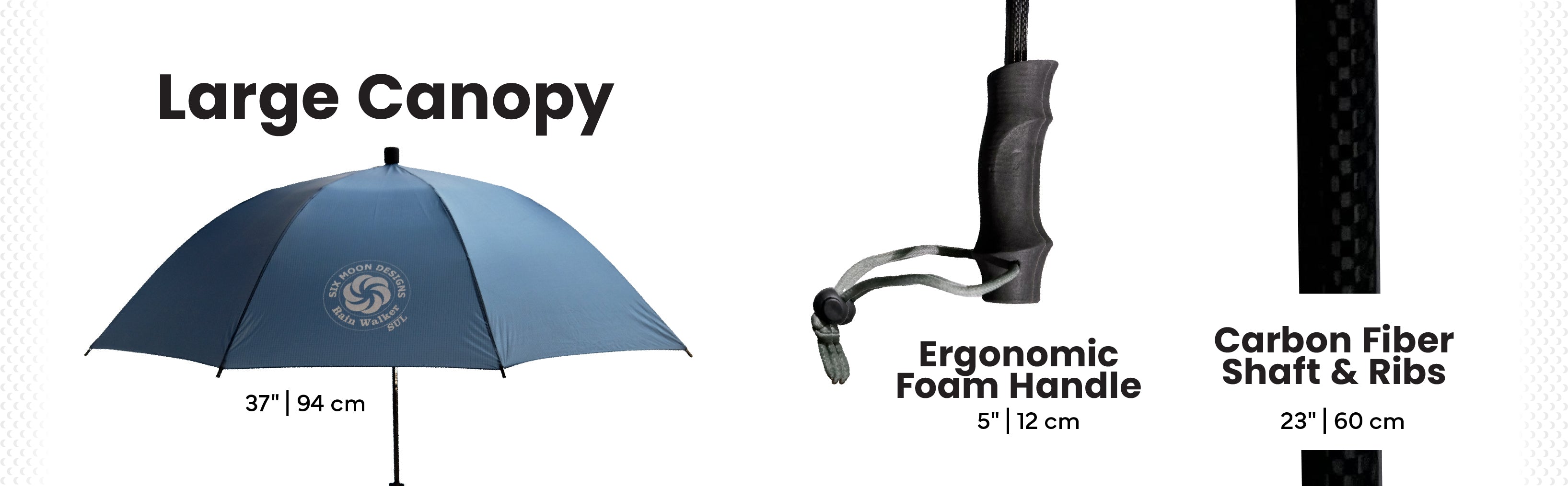 Rain Walker SUL Hiking Umbrella - Six Moon Designs