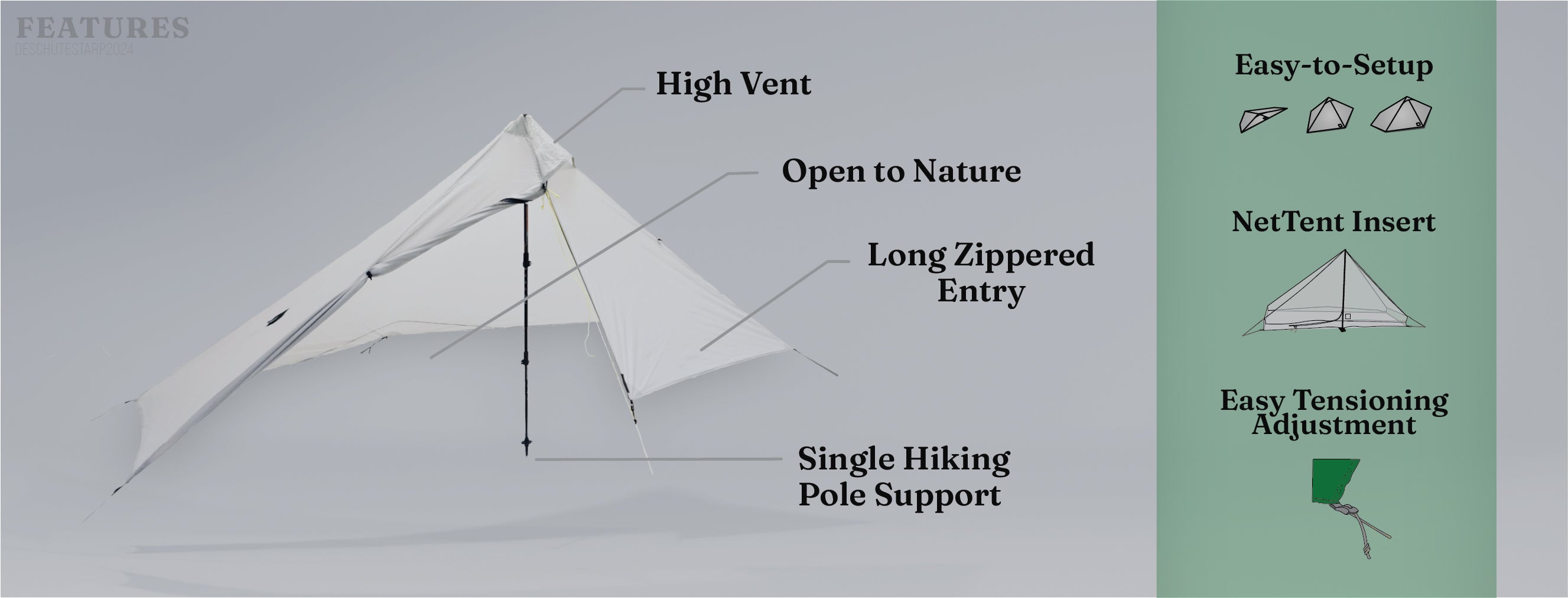 Six Moon Designs Deschutes Plus Tarp / シックスムーン
