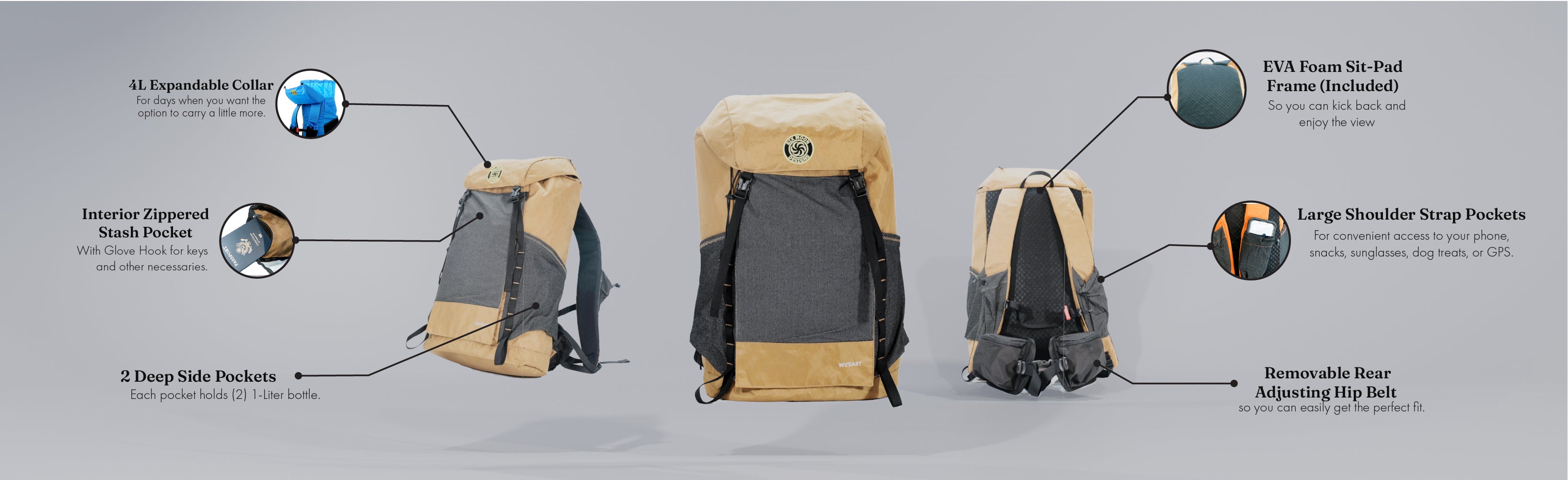 Wy'east Ultralight Daypack - Six Moon Designs