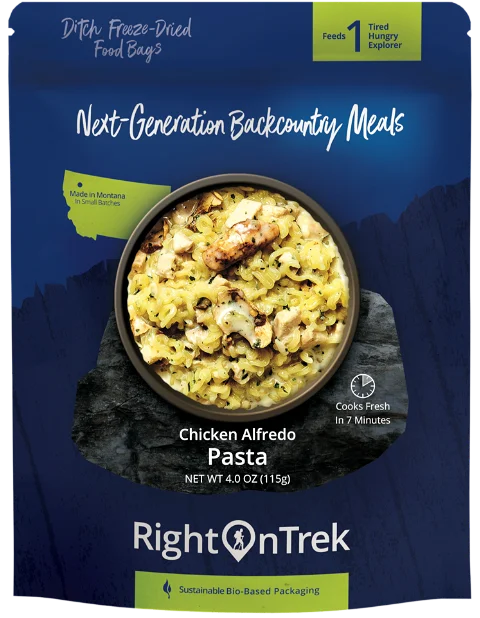 Chicken Alfredo Pasta - Right on Trek