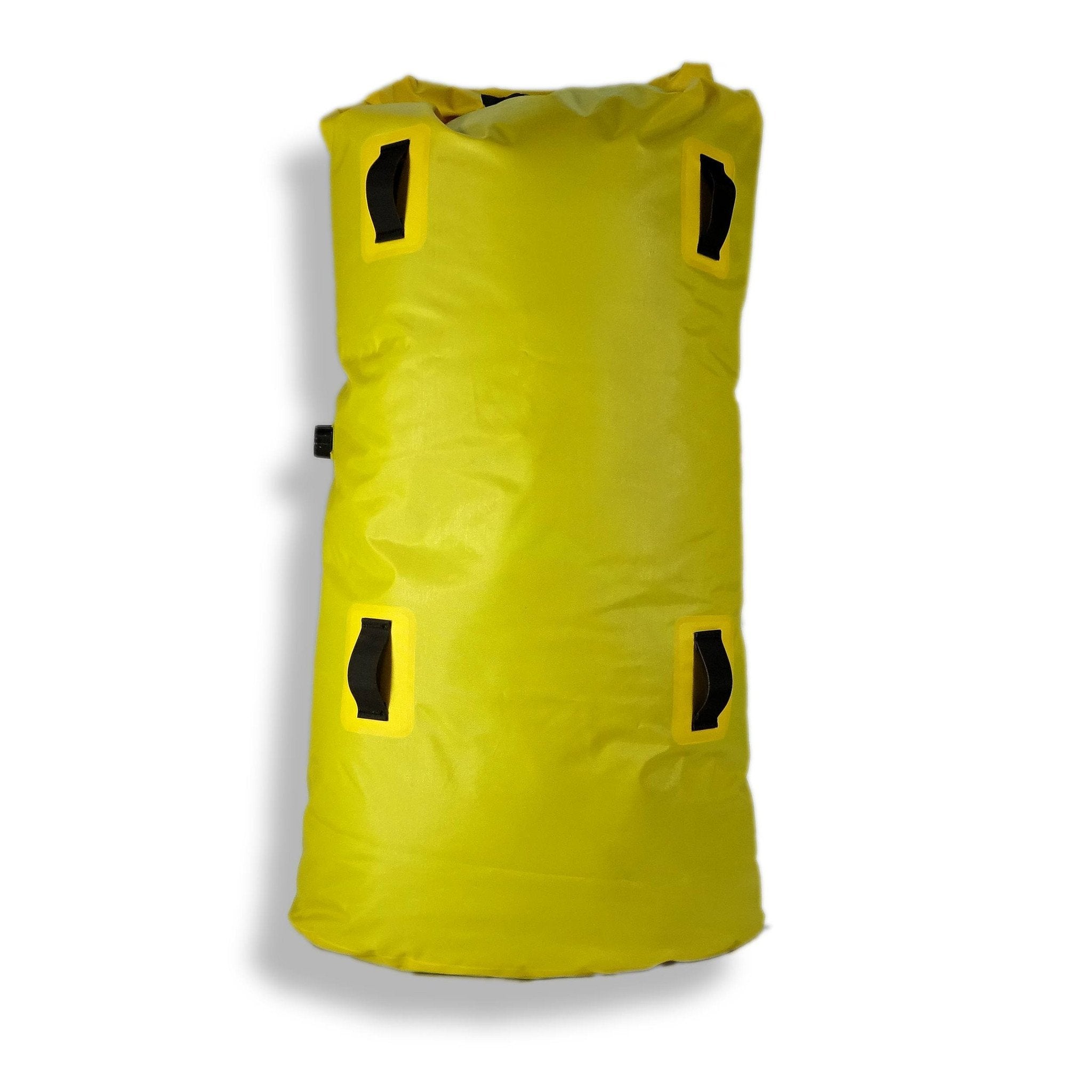 Yellow Drybag showing Four Lashing points