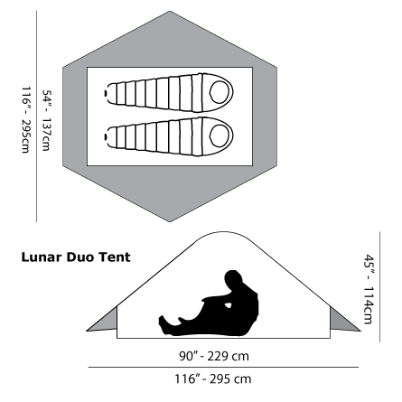 Lunar Duo Explorer Backpacking Tent