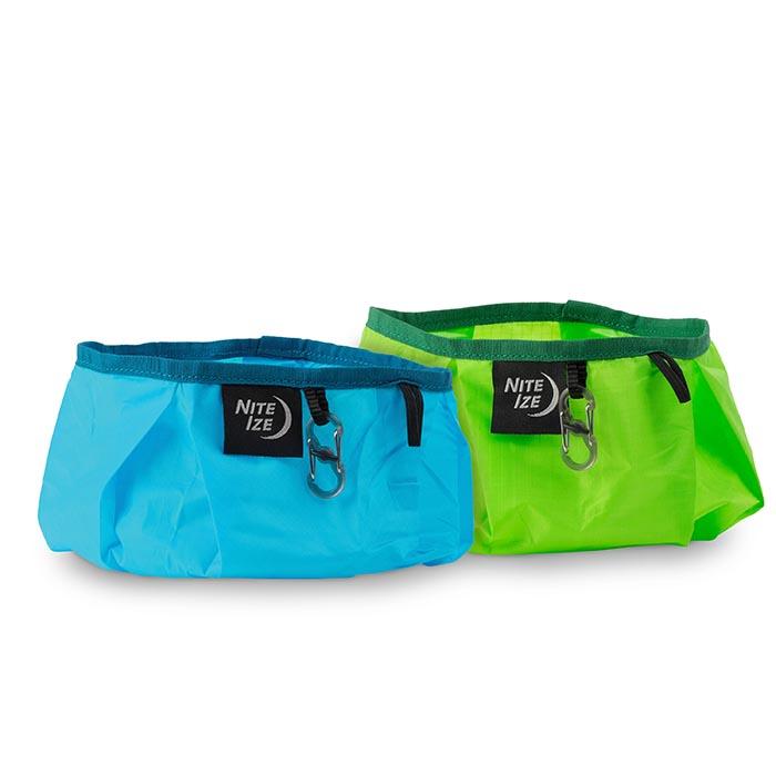 Nite Ize RadDog Collapsible Bowl in Blue and Green