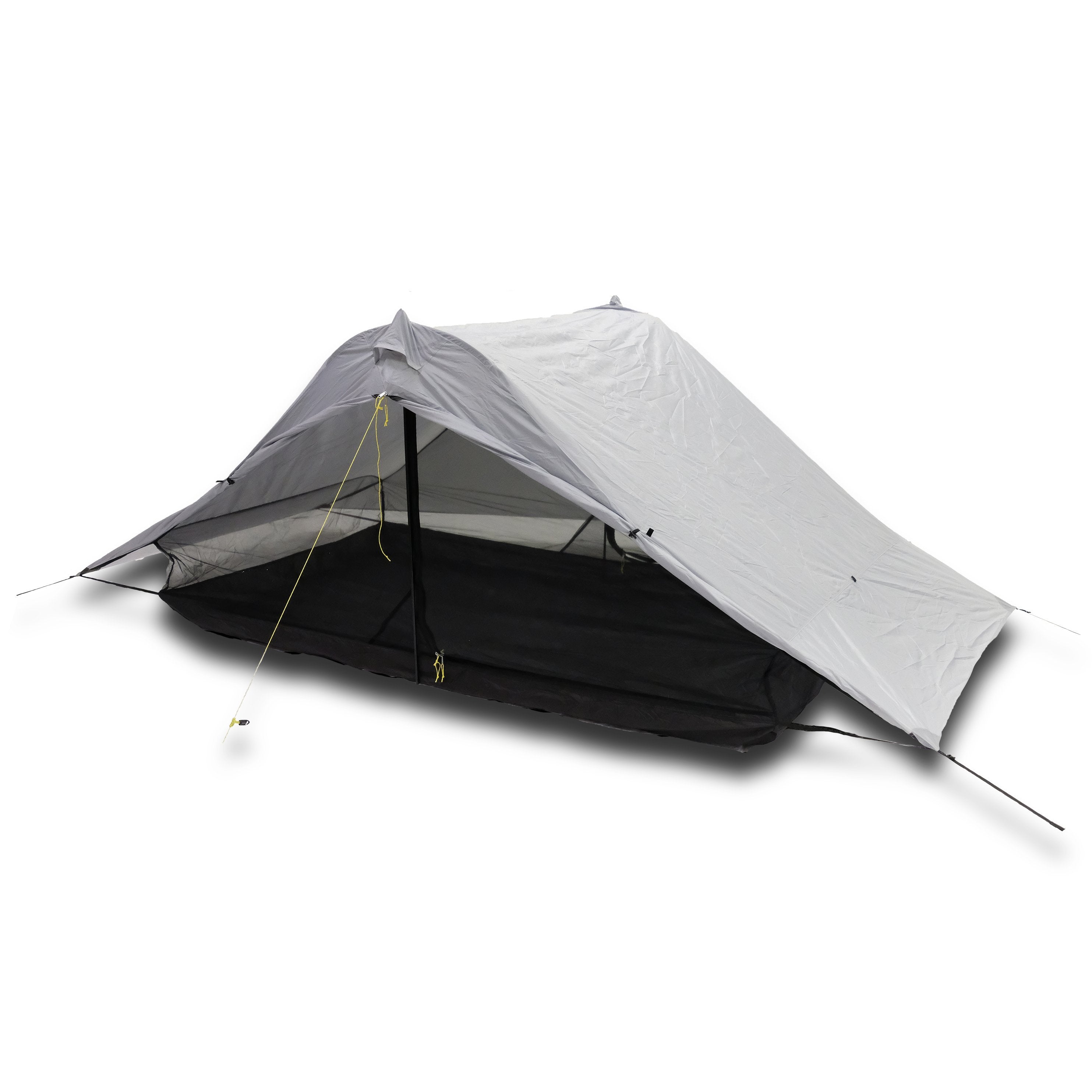 Lunar Duo Outfitter 2 Person Ultralight Tent with doors open front the side