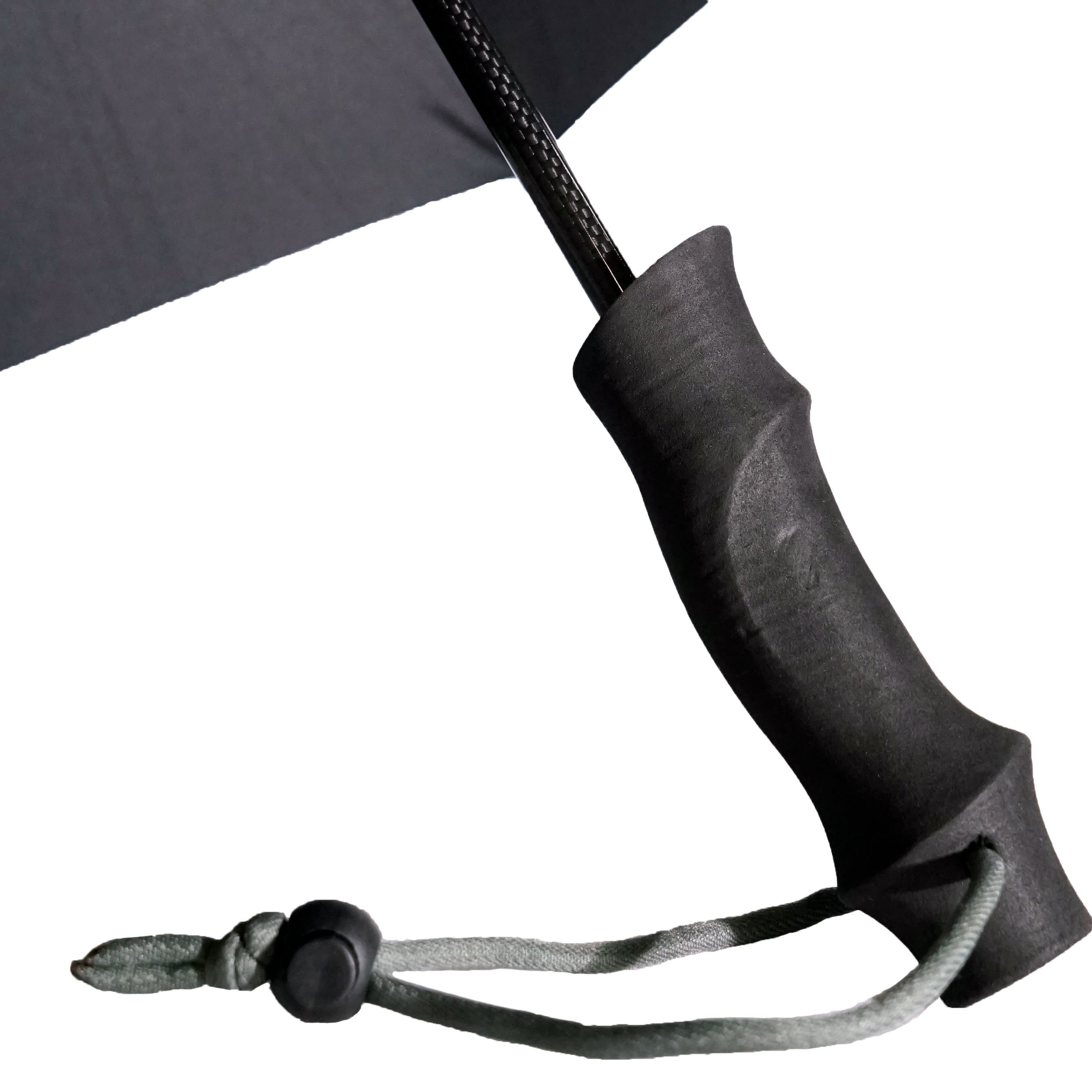 Six Moon Designs Silver Shadow Carbon Fiber Hiking Umbrella close up of handle