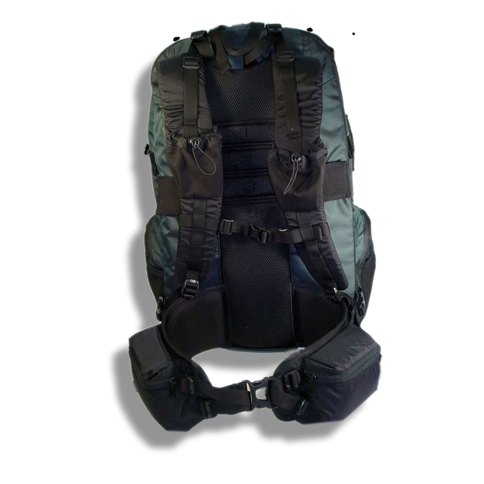 Six Moon Designs Traveler Backpack - Back showing shoulder straps and Hip Belt