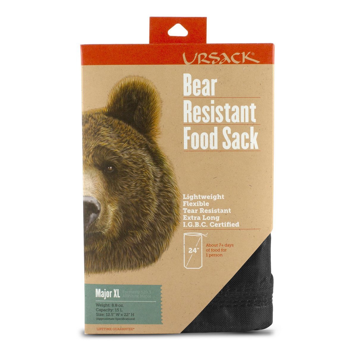 URSACK MAJOR XL - Bear Resistant Food Sack/Bag